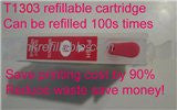 T130340 130 1303 magenta refillable ink cartridge for Epson stylus office B42WD BX320FW BX525WD BX535WD BX625FWD printer stag