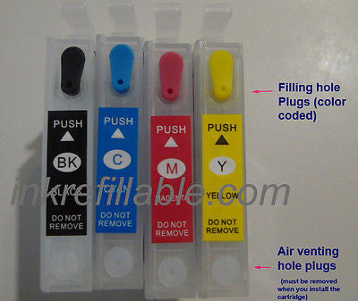 Refillable ink cartridges #88 for Epson stylus NX100 NX105 NX110 NX115 NX200 new