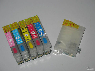 Refillable ink cartridgeS EMPTY 79 for Epson Stylus Photo 1400 1410 1430 printer