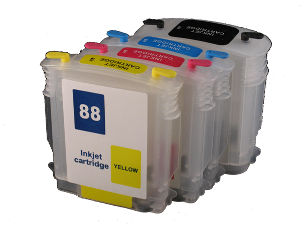 Refillable ink cartridge 88 88XL for HP officejet pro K550DTWN L7500 L7400 K8600 L7580 L7590 L7550 L7750 L7780 K550 PRINTER