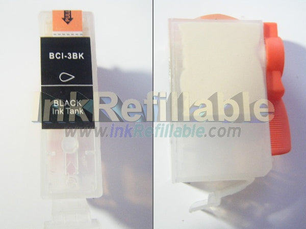 Refillable compatible Canon 3eBK cartridge Black