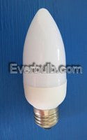 Cool white 0.8W 5 LED bulb common medium screw ~15W incandescent