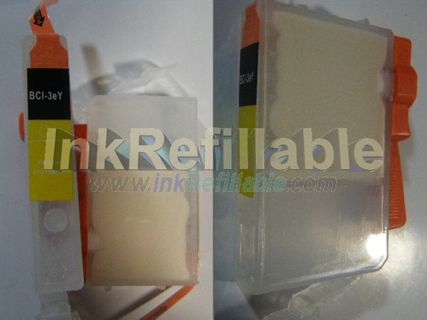Refillable compatible Canon BCI 3eY / 6Y cartridge Yellow