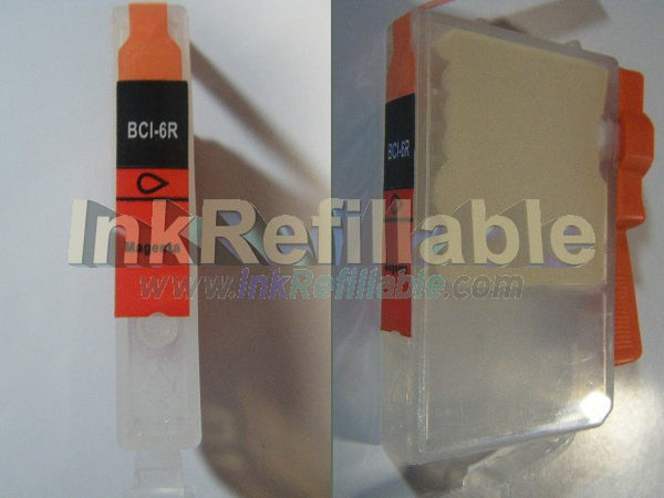 Refillable compatible Canon BCI 6R Red Cartridge