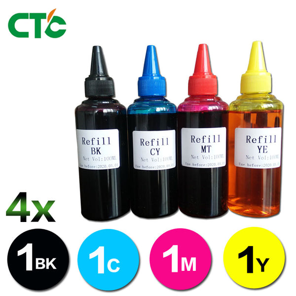 400ml refill ink for Brother MFC-J285DW MFC-J4410DW MFC-J4510DW MFC-J470DW MFC-J475DW LC 103 105 107