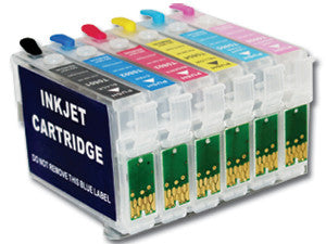 Refillable cartridges #79 T0791 T0792 T0793 T0794 T0795 T0796 T0791~6 INKS for Epson Stylus Photo 1400 1410 printer