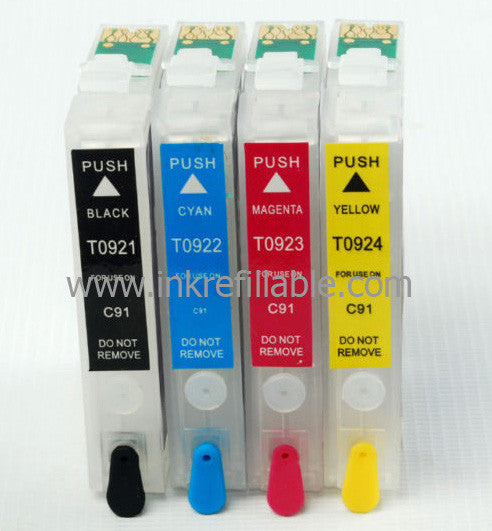 Refillable ink cartridges T0921 T0922 T0923 T0924 92 for Epson Stylus C51 C91 CX4300 T26 TX106 TX109 inkjet PRINTER
